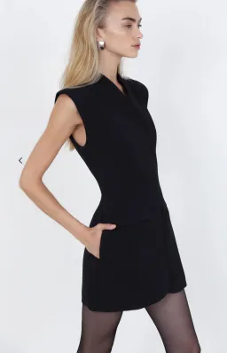 The Cross Mini Dress Black Size 16  for rent on The Volte - image 3