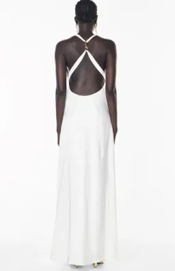 Manning Cartell CHARMED COWL SLIP DRESS in White AU 8 for rent on The Volte - image 3