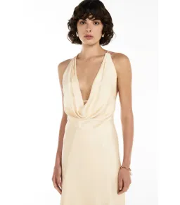 Manning Cartell Charmed Cowl Slip Maxi Dress Champagne Size AU 4 for rent on The Volte - image 2