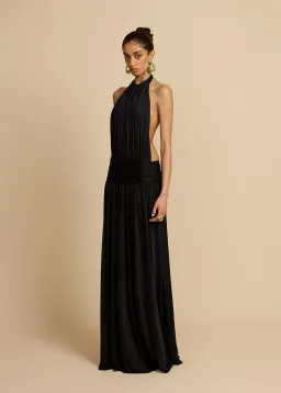 Arcina Ori Santina Floor Length Dress in Black Size 10 for rent on The Volte - image 1