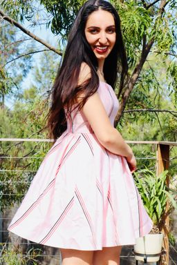 Mossman Baby Doll Mini Dress Pink Size 8 for rent on The Volte - image 5