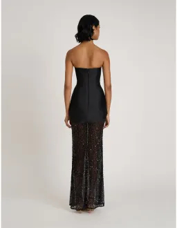 Eliya the Label Nerissa Maxi Dress Black Size AU 14 for rent on The Volte - image 4