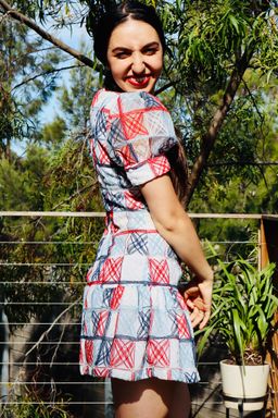 Mossman The Equal Angles Mini Dress Multi Size 6 for rent on The Volte - image 7