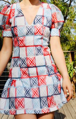 Mossman The Equal Angles Mini Dress Multi Size 6 for rent on The Volte - image 9