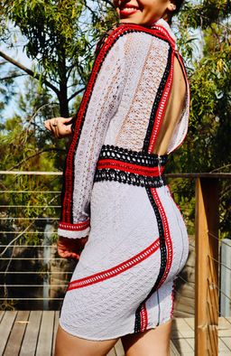 Mossman The Long and Winding Road Lace Dress Multi Size 8 for rent on The Volte - image 5