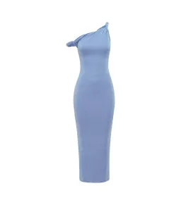 Johansen The Long Poppy Maxi Dress Blue Size Small / AU 8  for rent on The Volte - image 3