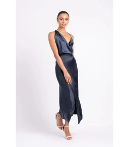 One Fell Swoop Muse Midi Dress Navy Size AU 10 for rent on The Volte - image 2