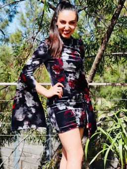 Mossman The Poison Arrow Mini Dress Floral Print Size 6 for rent on The Volte - image 4