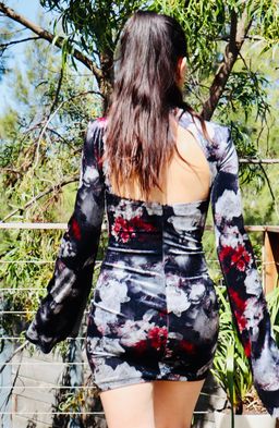 Mossman The Poison Arrow Mini Dress Floral Print Size 6 for rent on The Volte - image 8