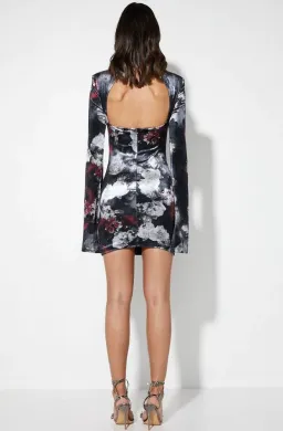 Mossman The Poison Arrow Mini Dress Floral Print Size 6 for rent on The Volte - image 2