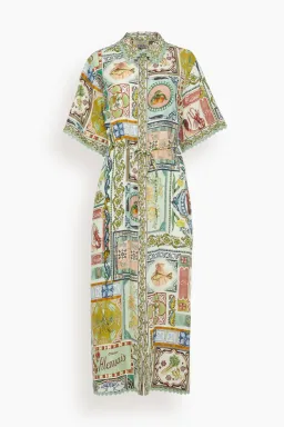 Alemais Tommasina Shirtdress Multi Size 12  for rent on The Volte - image 6