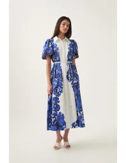 Aje Fernanda Midi Dress Multi Size 8  for rent on The Volte - image 1