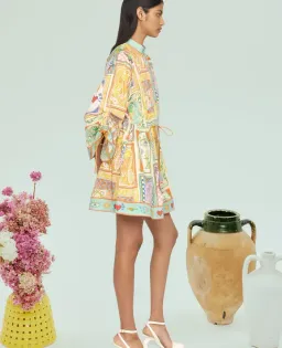 Alemais Holiday Go To Mini Dress Multi Size 16 for rent on The Volte - image 3