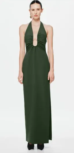 MISHA The Alusia Dress Black Size 12 for rent on The Volte - image 1