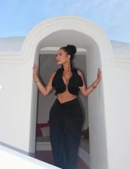 Cult Gaia Adila Top & Sonoma Skirt Set Black Size 8 for rent on The Volte - image 3