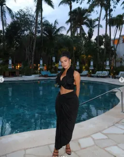 Cult Gaia Adila Top & Sonoma Skirt Set Black Size 8 for rent on The Volte - image 4