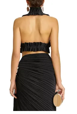 Cult Gaia Adila Top & Sonoma Skirt Set Black Size 8 for rent on The Volte - image 7
