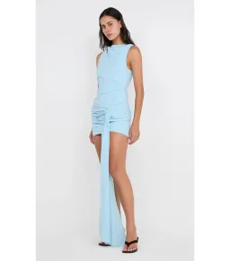 Bec & Bridge Domenic Asym Mini Dress Sky Blue Size AU 8 for rent on The Volte - image 3