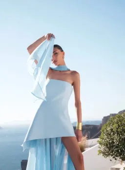 Matters Store Monaco Dress Sky Blue Size 10 for rent on The Volte - image 3