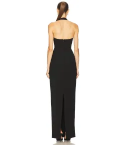 Rachel Gilbert Maria Maxi Gown Black Size AU 6 for rent on The Volte - image 2