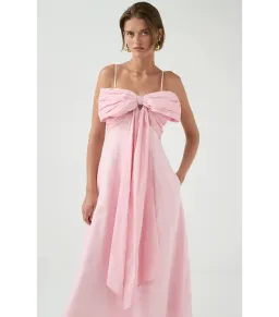 Aje Scarlett Midi Dress Cherry Blossom Size AU 10 for rent on The Volte - image 2