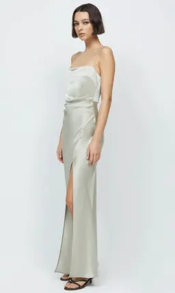  Bec + Bridge Nadia Maxi Ecru Gown Silver Size  8  for rent on The Volte - image 1