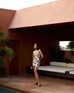 BENNI Piper Twist Dress Multi SIze 10  for rent on The Volte - image 3