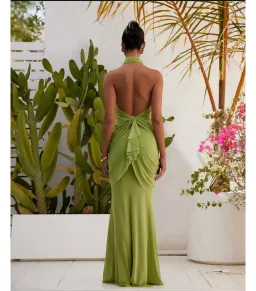 Abyss by Abby Debut Maxi Dress Green Size AU 8 for rent on The Volte - image 3