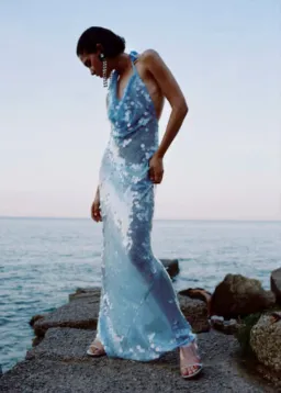 Rat and Boa Anais Dress in Cornflower Blue Size Small/Au 8  for rent on The Volte - image 3