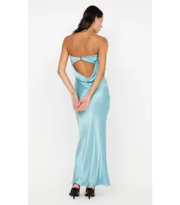 Bec & Bridge Moon Dance Strapless Maxi Dress Sea Spray Size AU 8 for rent on The Volte - image 3