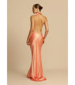 Arcina Ori Arcina Ori Gaia Maxi Dress Papaya Size S / AU 8 for rent on The Volte - image 3