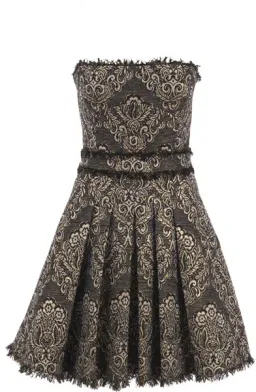 Dolce & Gabbana Mini Fit & Flare Corset Dress Size AU 8  for rent on The Volte - image 1