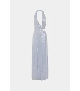 MISHA Devon Sequin Maxi Dress Cloud Blue Size S / AU 8  for rent on The Volte - image 5