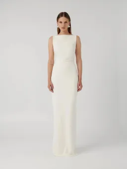 Effie kats Verona Gown Ivory Size 6 for rent on The Volte - image 1