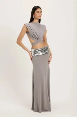 Ance Gria Lune Top and skirt Grey Size S/8 for rent on The Volte - image 3