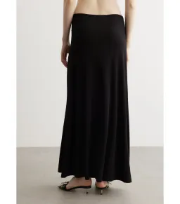 Christopher Esber Moodstone Ruched Crop T-Shirt and Maxi Skirt Black Size AU 8 for rent on The Volte - image 6