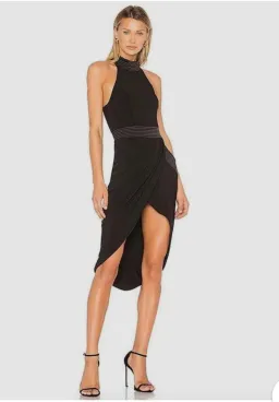 Zhivago Miracle Midi Dress  Black Size AU 12 for rent on The Volte - image 1