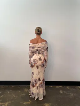 Elle Zeitoune Paige Watercolour Bloom Size 10 for rent on The Volte - image 3