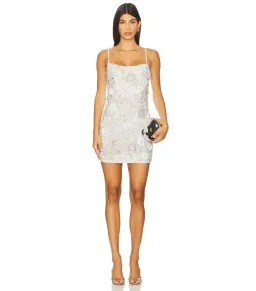 Rachel Gilbert Francesca Mini Dress Ivory Size 2 / AU 10 for rent on The Volte - image 1