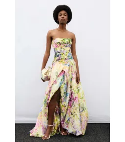 Aje Dahlia Maxi Gown in Lavandula Floral Size 8 for rent on The Volte - image 1