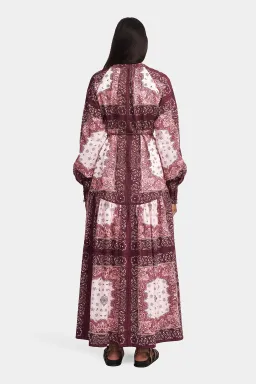 Hansen And Gretel Queenie Maxi Dress Barbera Tile Size 8 for rent on The Volte - image 2