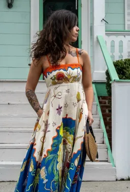 Alemais Surrealist Sundress Size10 for rent on The Volte - image 2