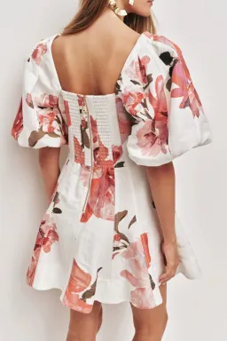 AJE Moderna Mini Dress Size 10 Rosa bold ivory for rent on The Volte - image 2