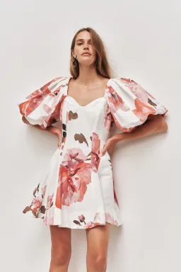 AJE Moderna Mini Dress Size 10 Rosa bold ivory for rent on The Volte - image 1