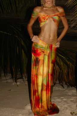 BYDEE VIERA JERSEY TOP & AZURA JERSEY MAXI SKIRT. SIZE XS / AU 6-8 for rent on The Volte - image 9