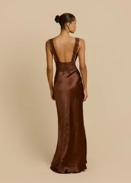 Arcina Ori Eveline Dress Cacao Size 6 for rent on The Volte - image 3