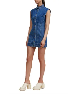 Acler - Taren Denim Mini Dress for rent on The Volte - image 4