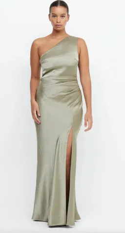 Bec & Bridge The Dreamer Asym Dress Sage Size 8 for rent on The Volte - image 1