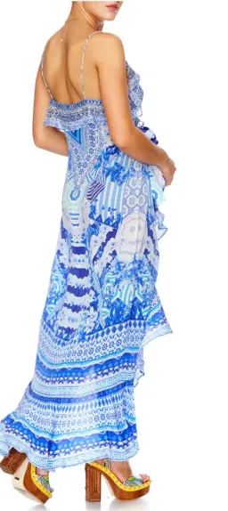 Camilla Blue Spaghetti Strap Dress for rent on The Volte - image 2