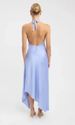 Kookai Palermo Godet Dress - Lavender Blue XS  for rent on The Volte - image 1